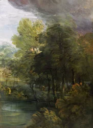 Landscape with a Pool